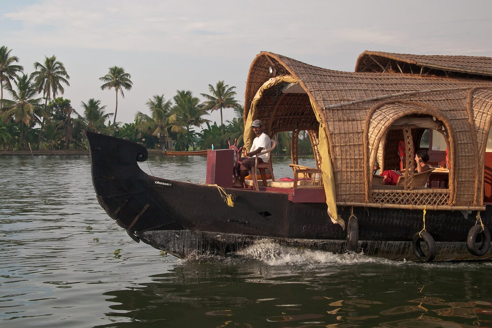 A Kerala houseboat